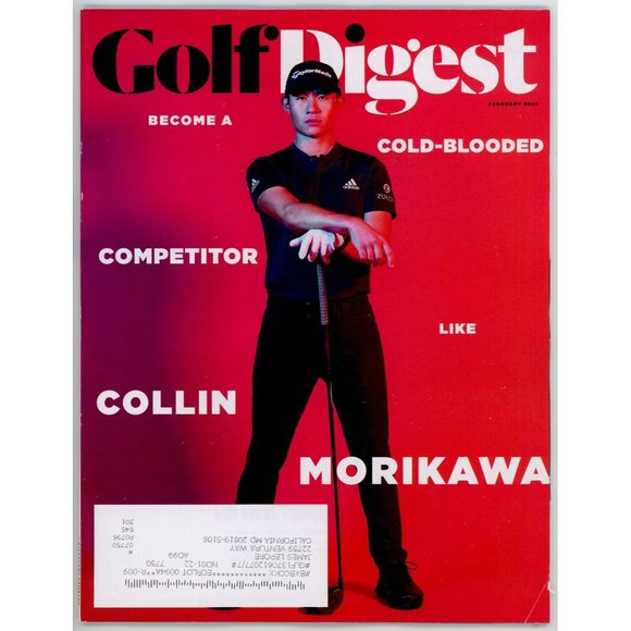 GOLF DIGEST FEB 2022 Become a Cold-Blooded Competitor like COLLIN MORIKAWA! - Picture 1 of 2